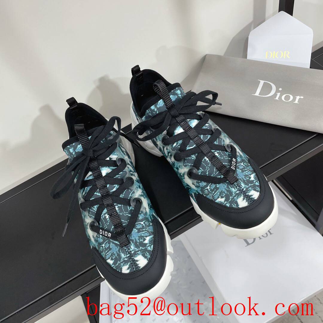 Dior D-Connect Sneaker tri-color Technical Fabric shoes