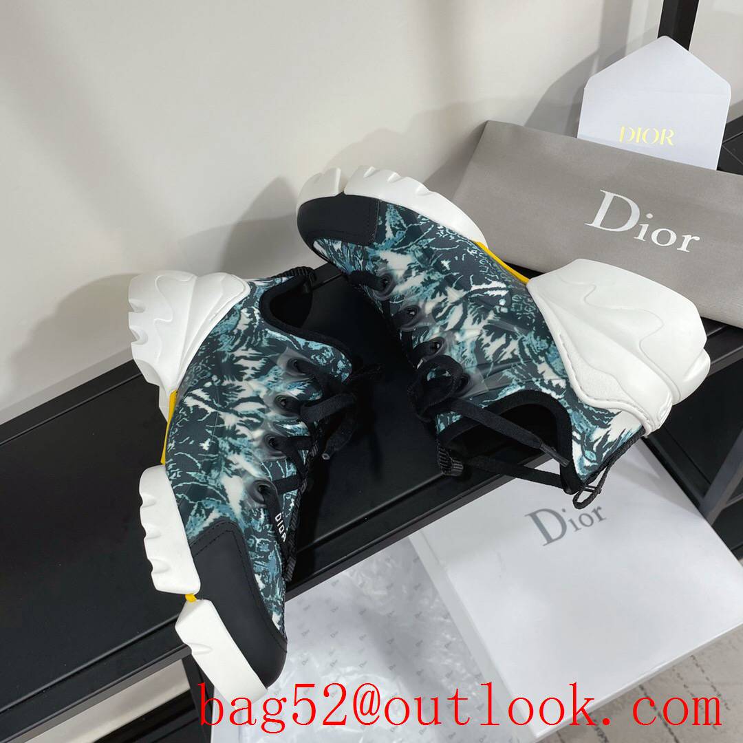 Dior D-Connect Sneaker tri-color Technical Fabric shoes