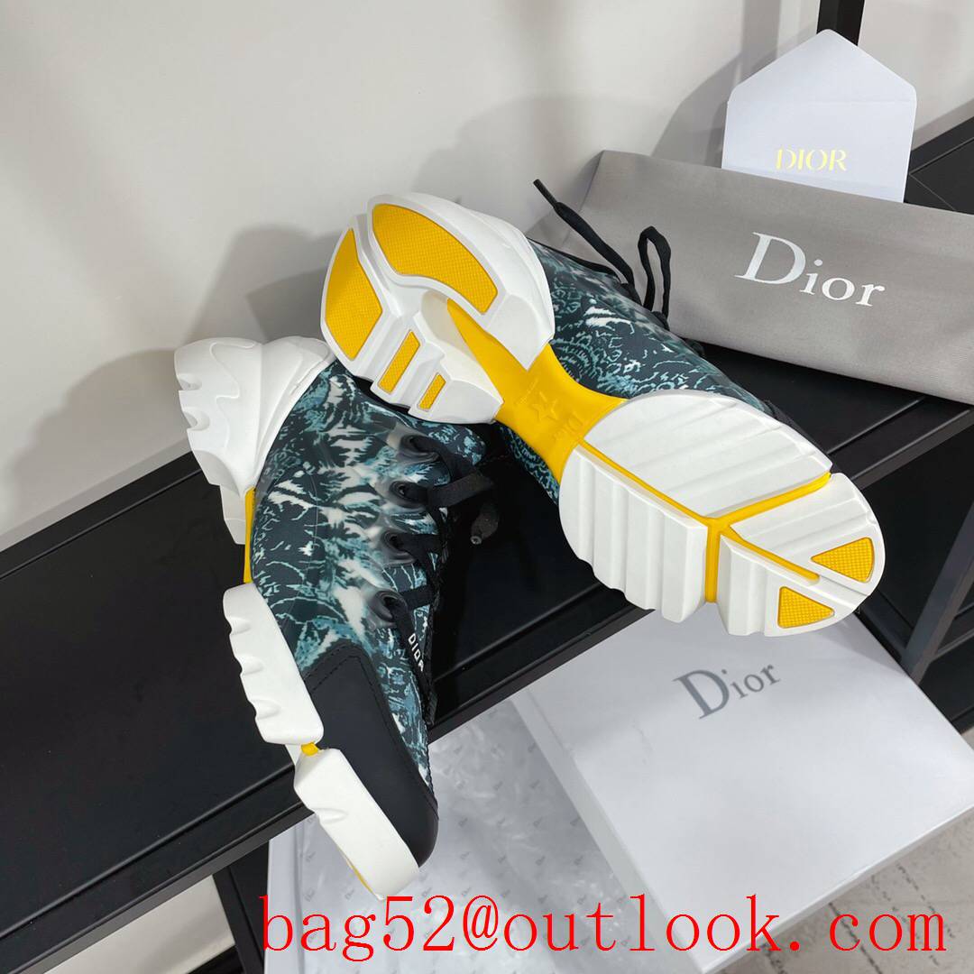 Dior D-Connect Sneaker tri-color Technical Fabric shoes