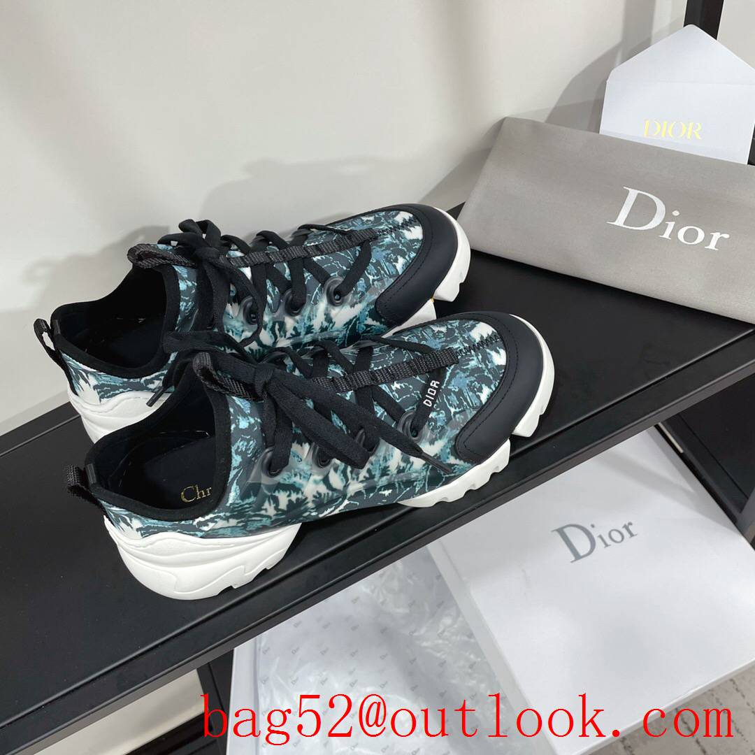 Dior D-Connect Sneaker tri-color Technical Fabric shoes