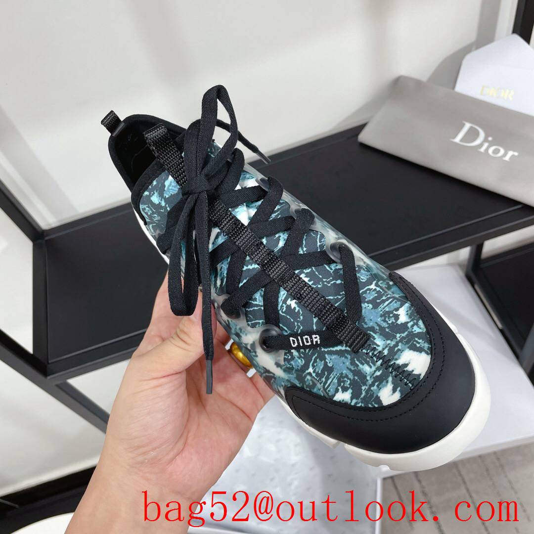 Dior D-Connect Sneaker tri-color Technical Fabric shoes