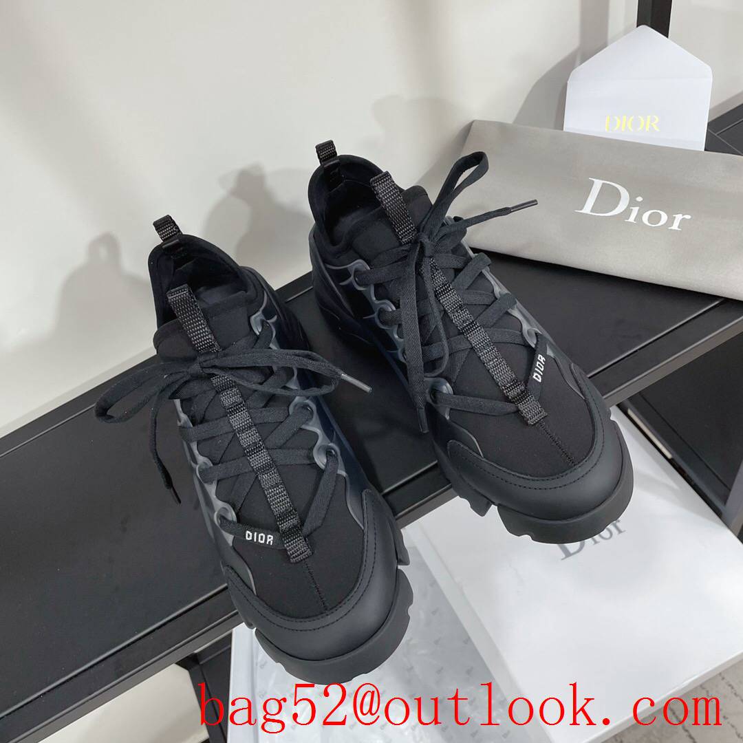 Dior D-Connect Sneaker black Technical Fabric shoes