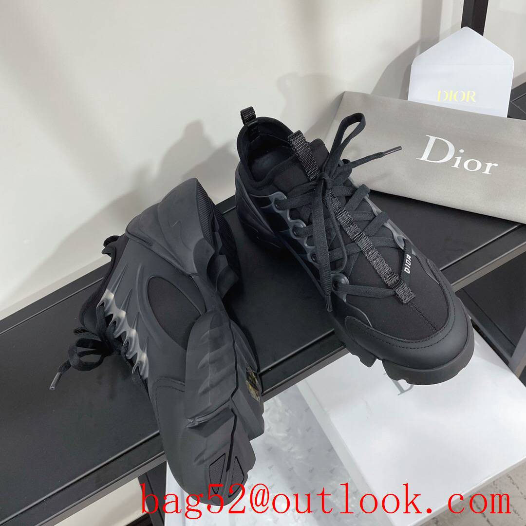 Dior D-Connect Sneaker black Technical Fabric shoes