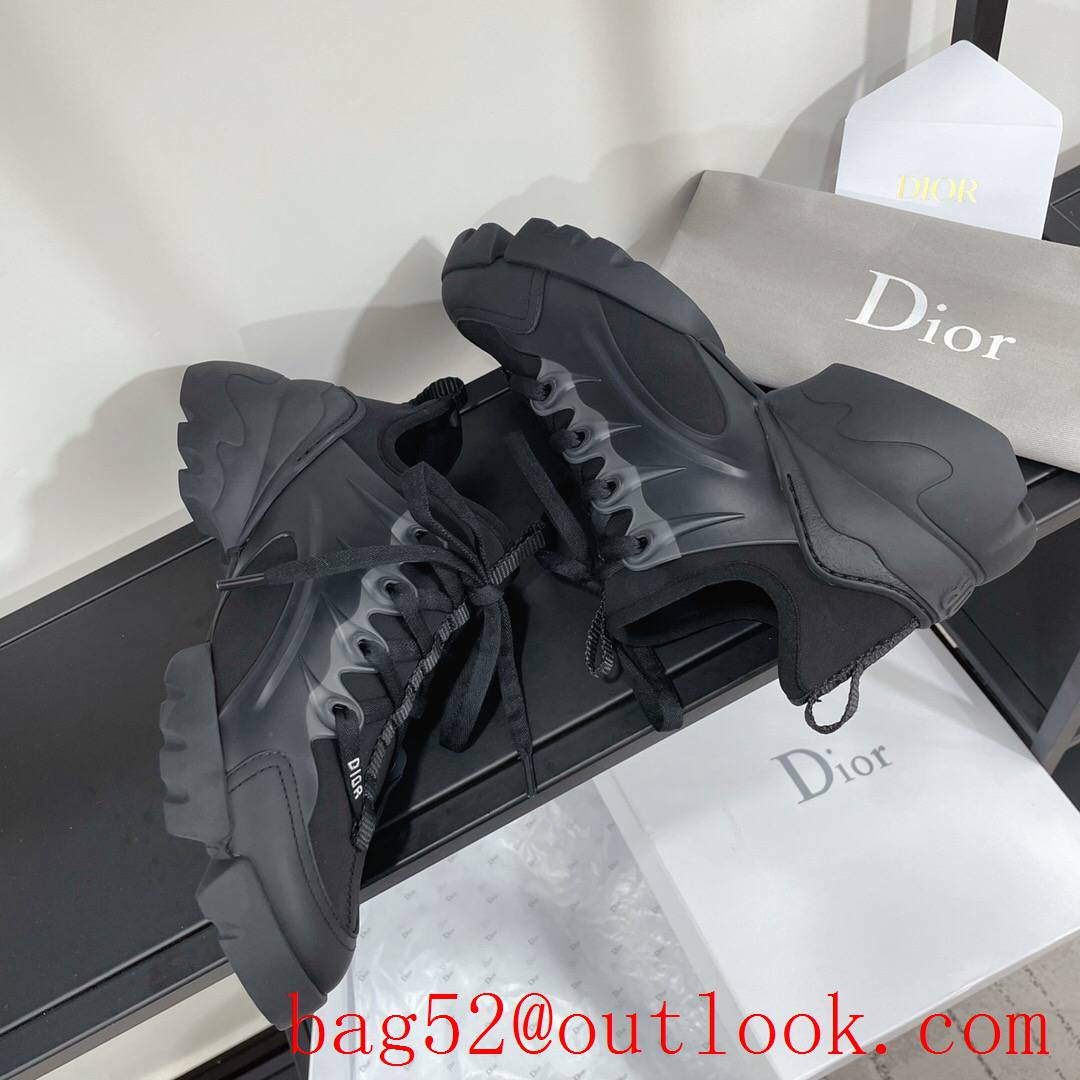 Dior D-Connect Sneaker black Technical Fabric shoes