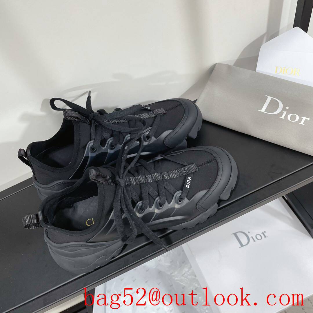 Dior D-Connect Sneaker black Technical Fabric shoes