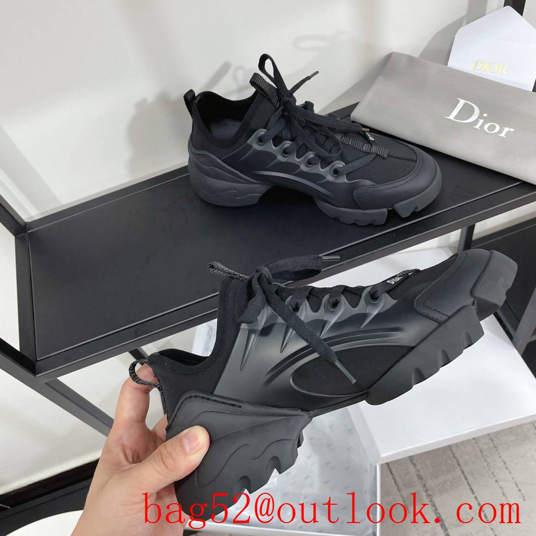 Dior D-Connect Sneaker black Technical Fabric shoes