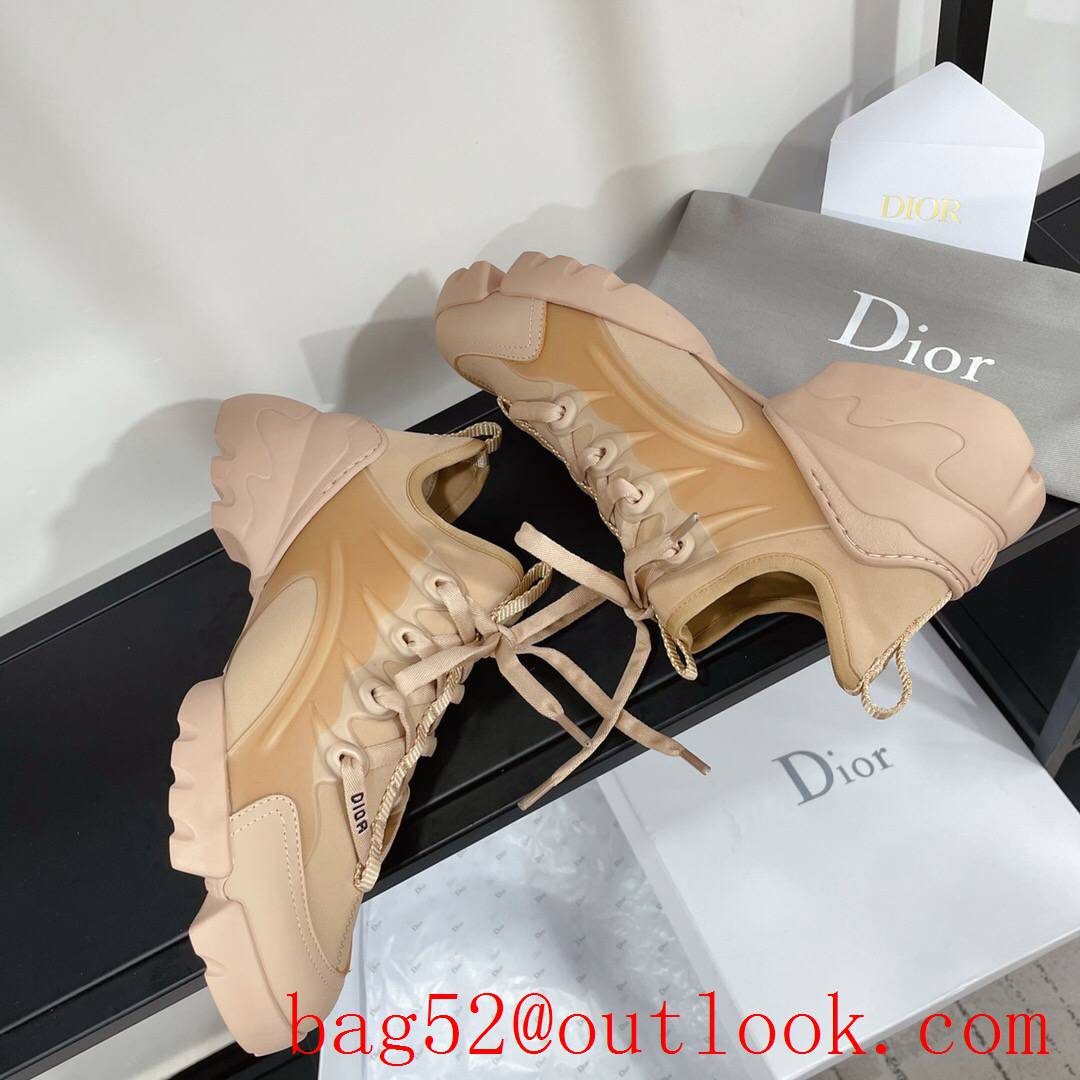 Dior D-Connect Sneaker tan Technical Fabric shoes