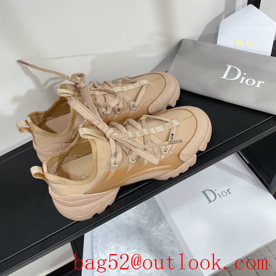 Dior D-Connect Sneaker tan Technical Fabric shoes