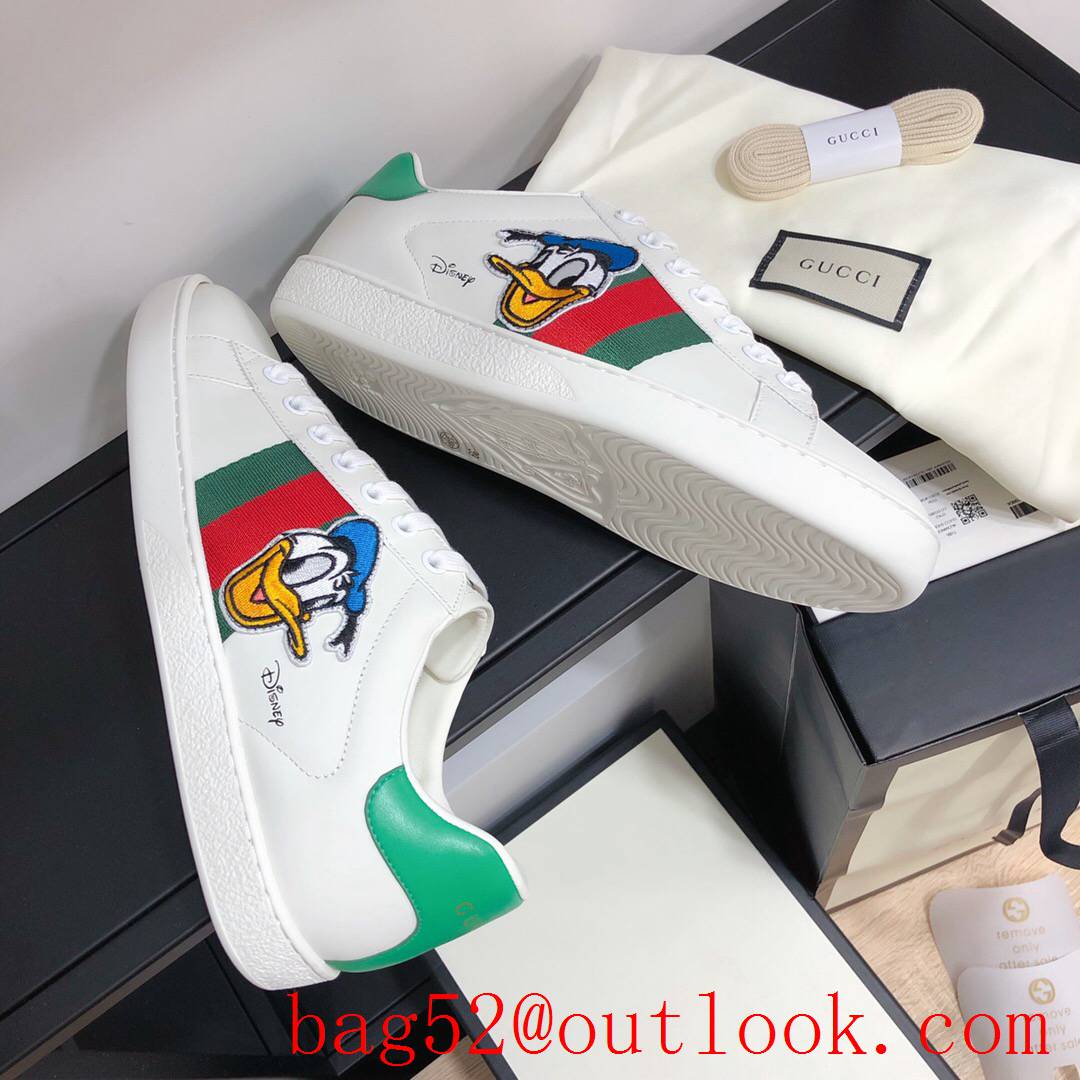 gucci ace for women and men couples sneakers shoes 4 colors