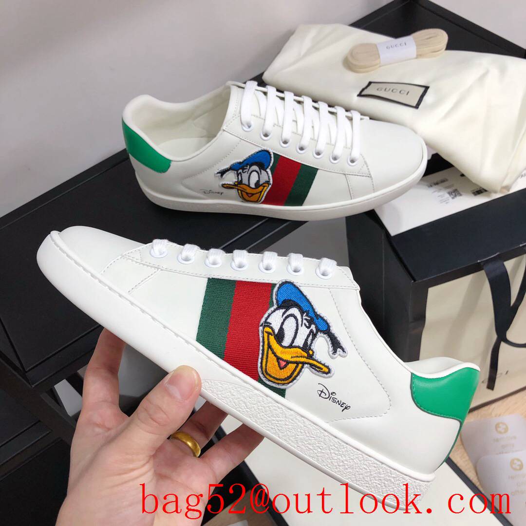 gucci ace for women and men couples sneakers shoes 4 colors