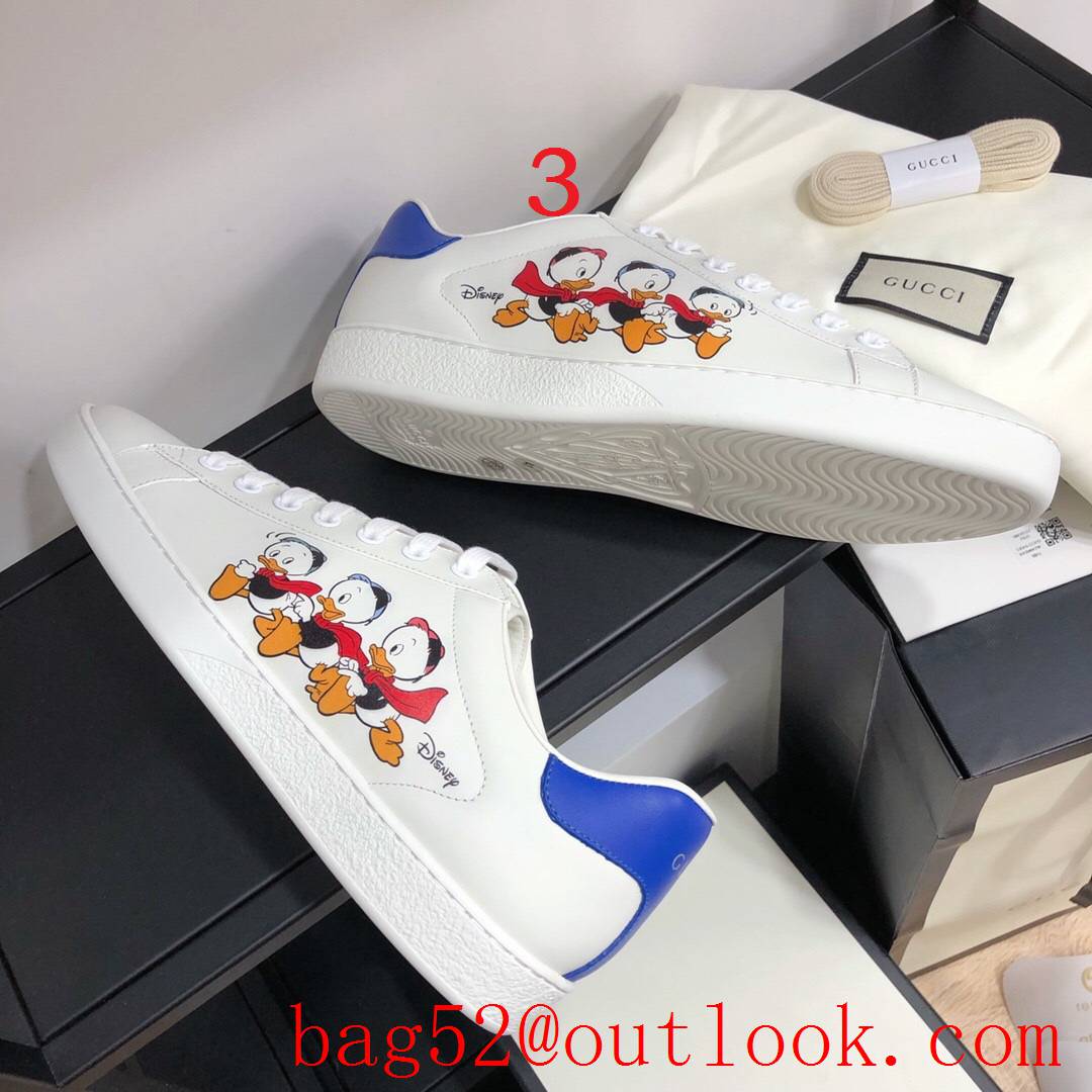 gucci ace for women and men couples sneakers shoes 4 colors