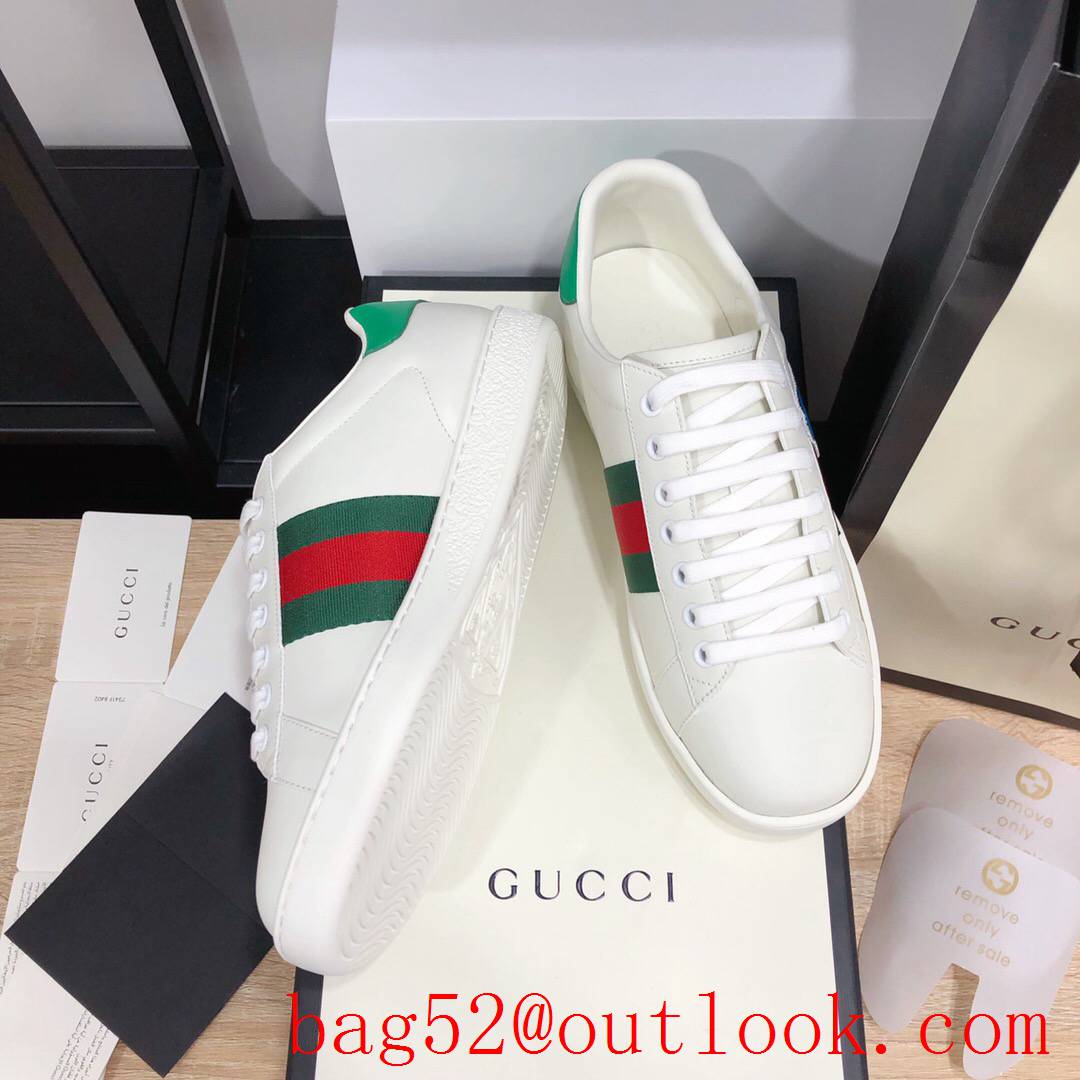 gucci ace for women and men couples sneakers shoes 4 colors