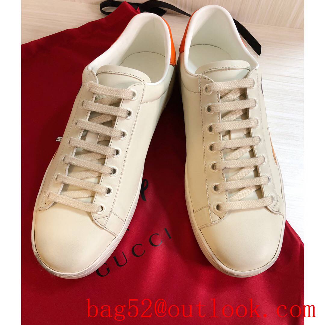 gucci ace disney for women and men couples sneakers cream shoes