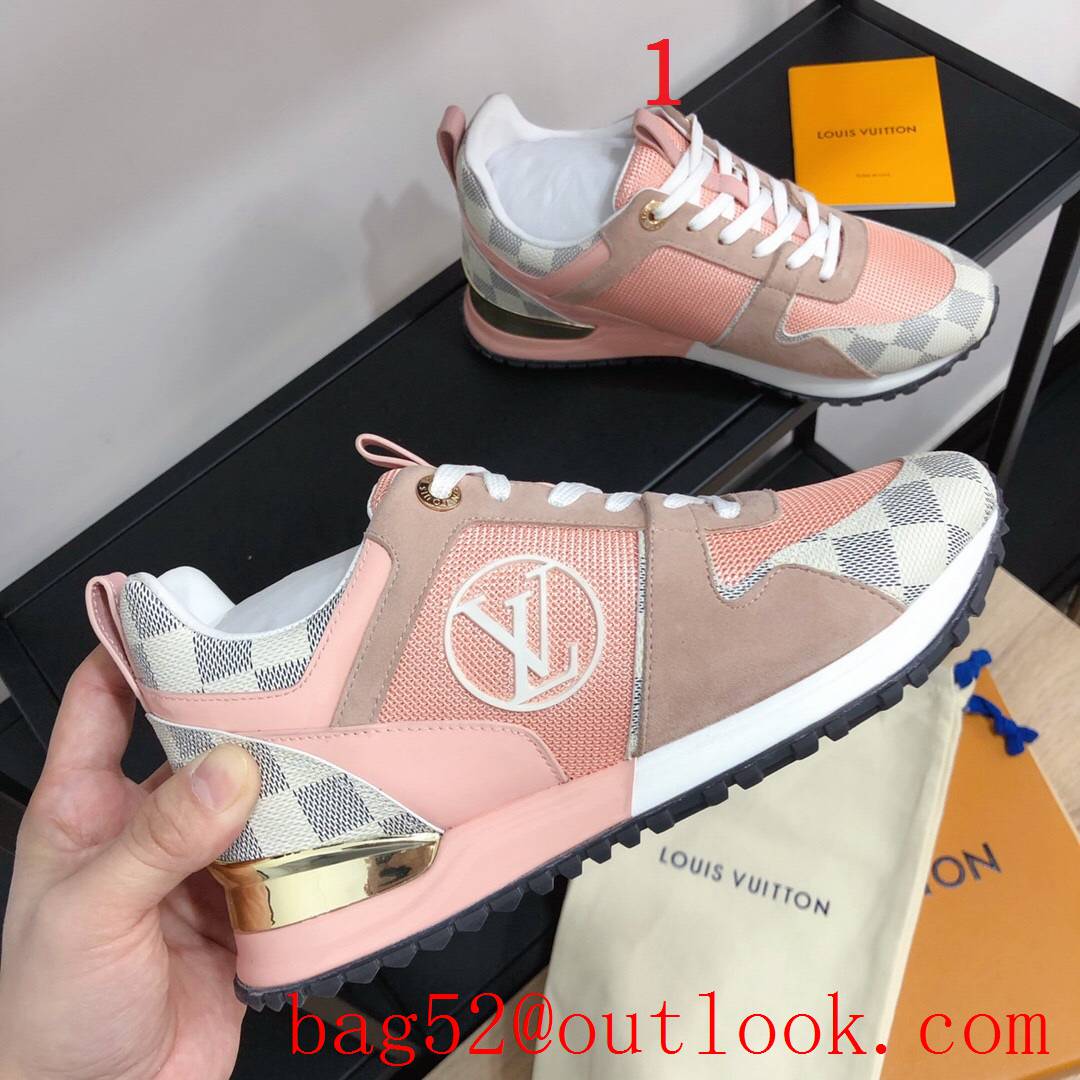 Louis Vuitton lv run away sneaker shoes for women 6 colors