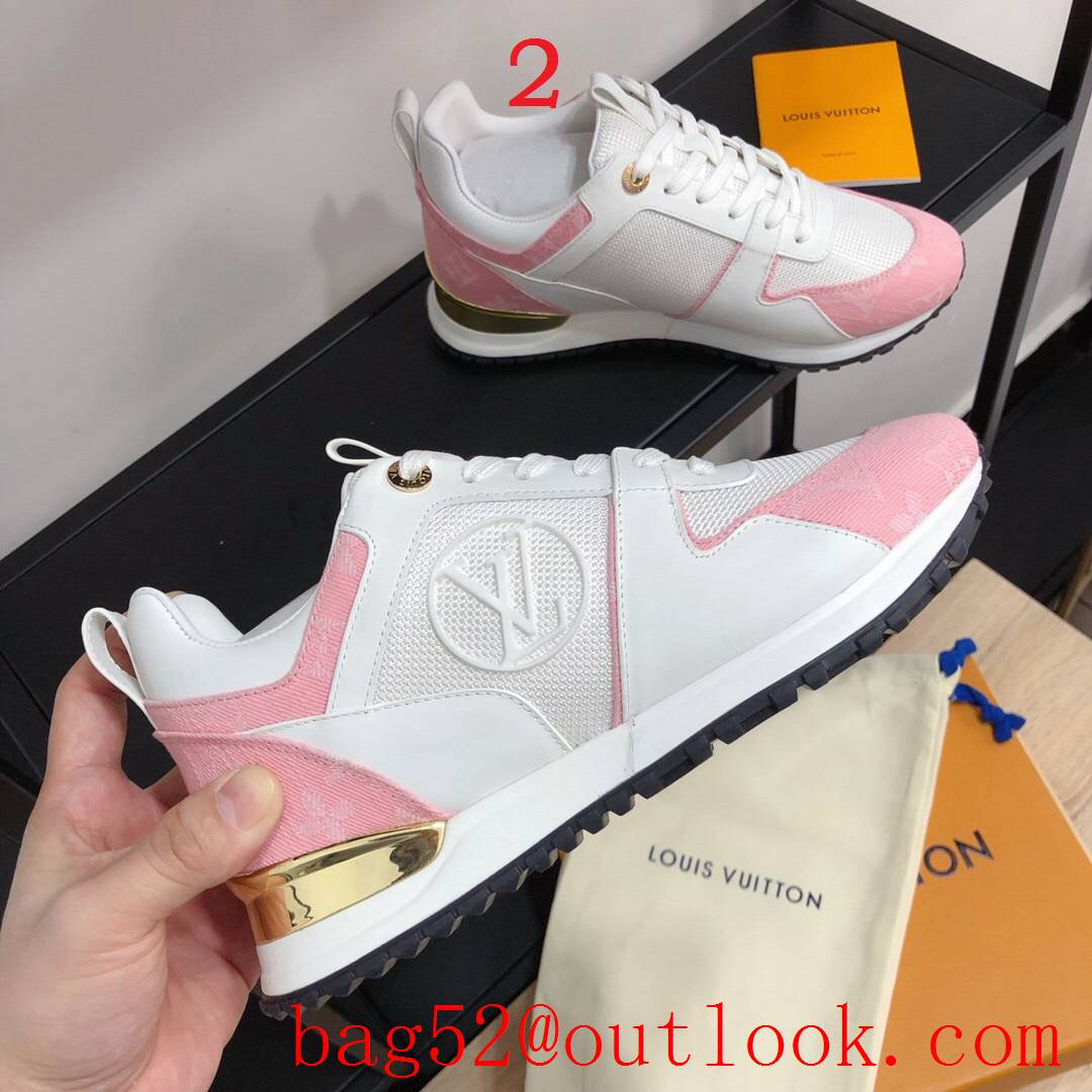 Louis Vuitton lv run away sneaker shoes for women 6 colors