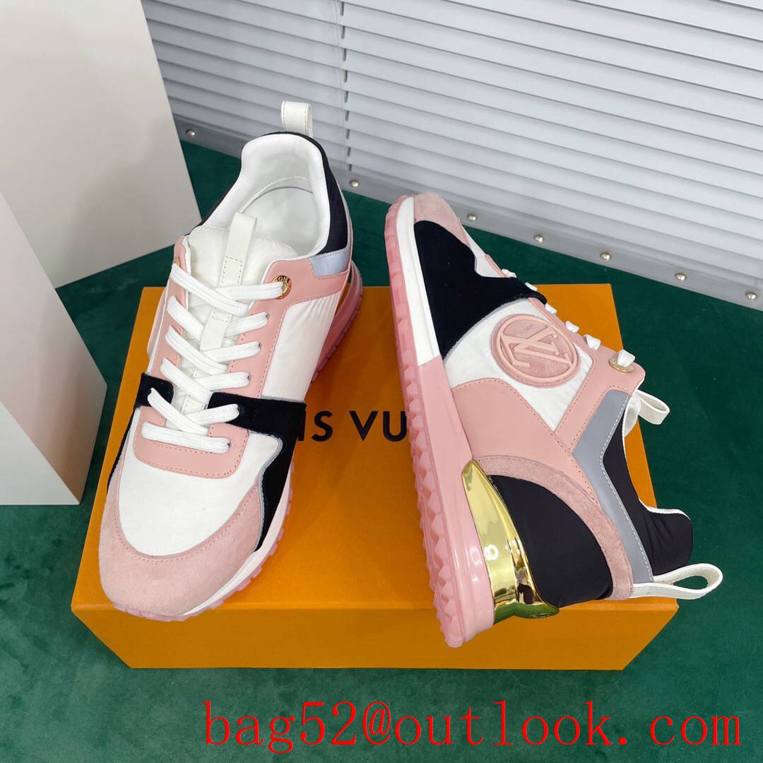 Louis Vuitton lv pink run away sneaker shoes for women