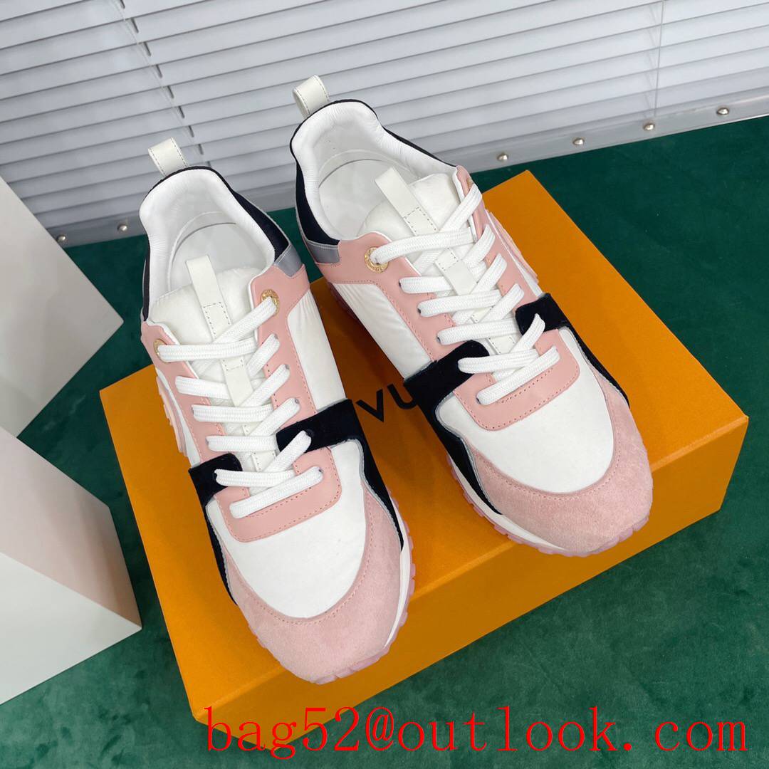 Louis Vuitton lv pink run away sneaker shoes for women