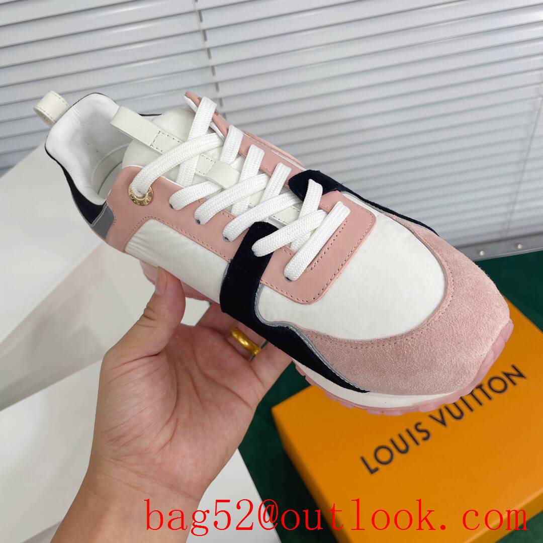 Louis Vuitton lv pink run away sneaker shoes for women