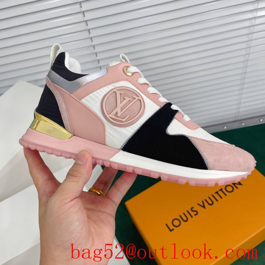 Louis Vuitton lv pink run away sneaker shoes for women