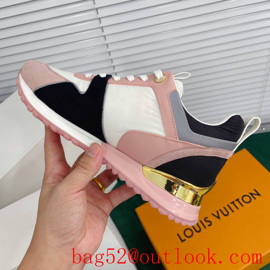 Louis Vuitton lv pink run away sneaker shoes for women