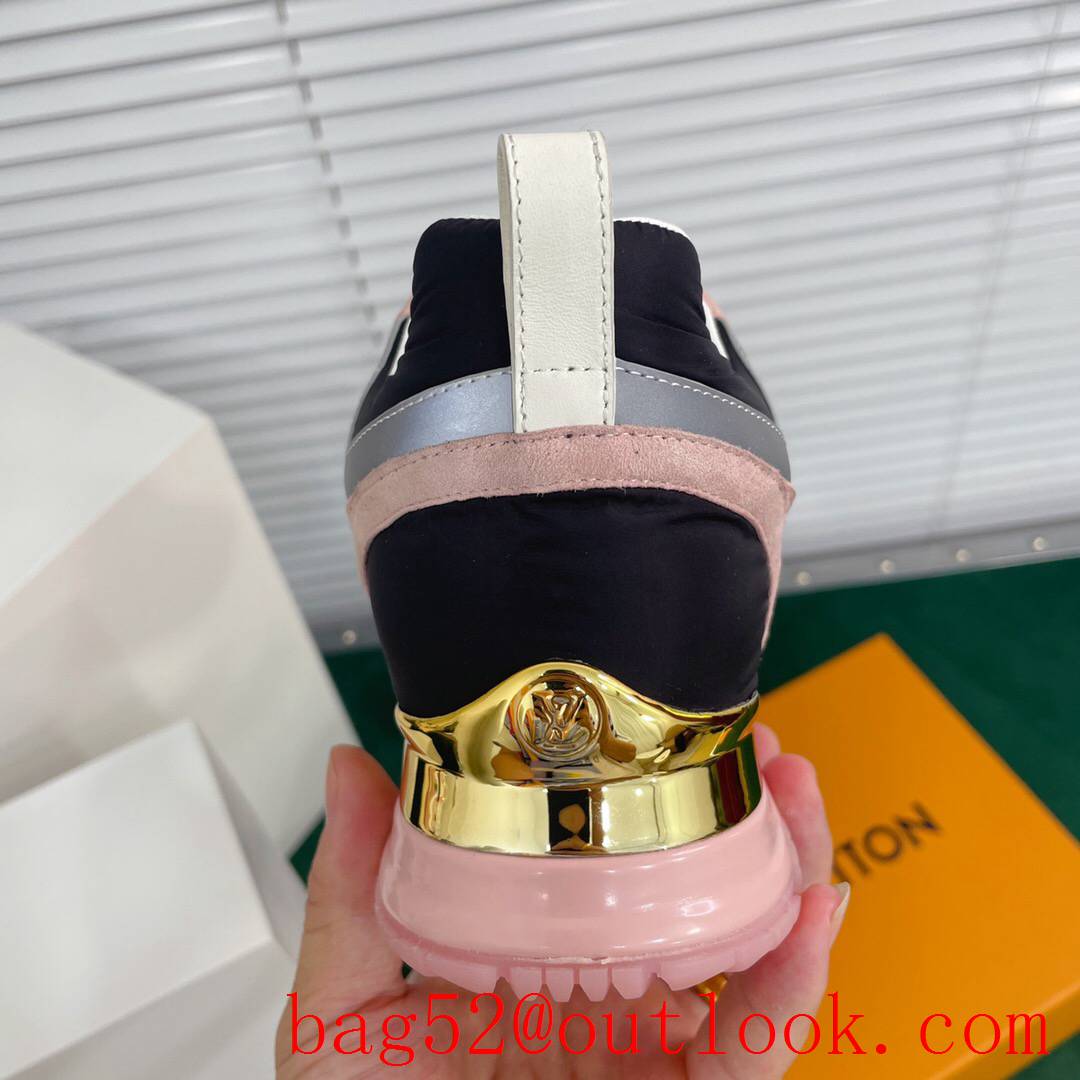 Louis Vuitton lv pink run away sneaker shoes for women