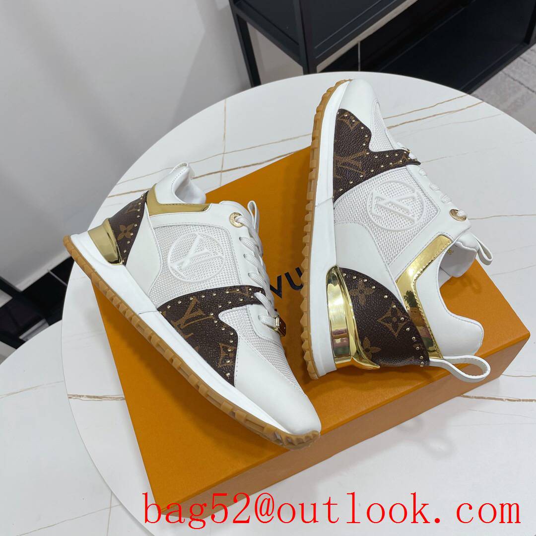 Louis Vuitton lv tan run away sneaker shoes for women