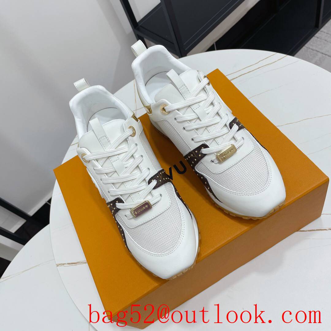 Louis Vuitton lv tan run away sneaker shoes for women