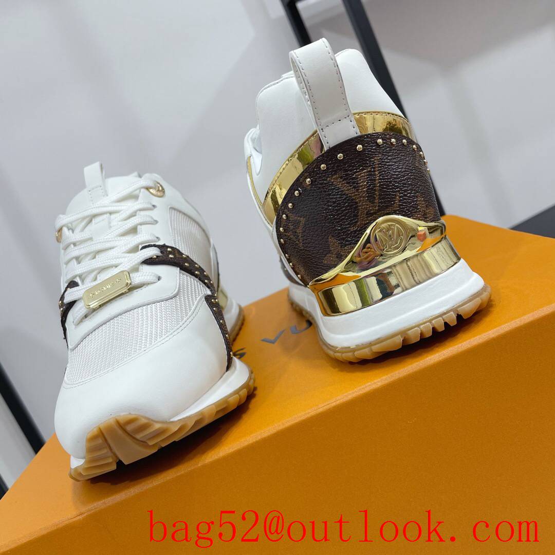 Louis Vuitton lv tan run away sneaker shoes for women