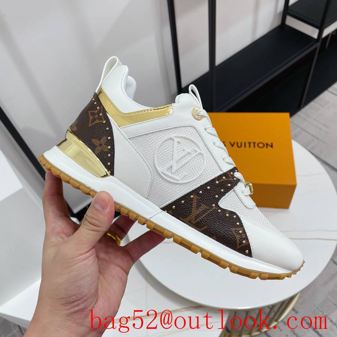 Louis Vuitton lv tan run away sneaker shoes for women