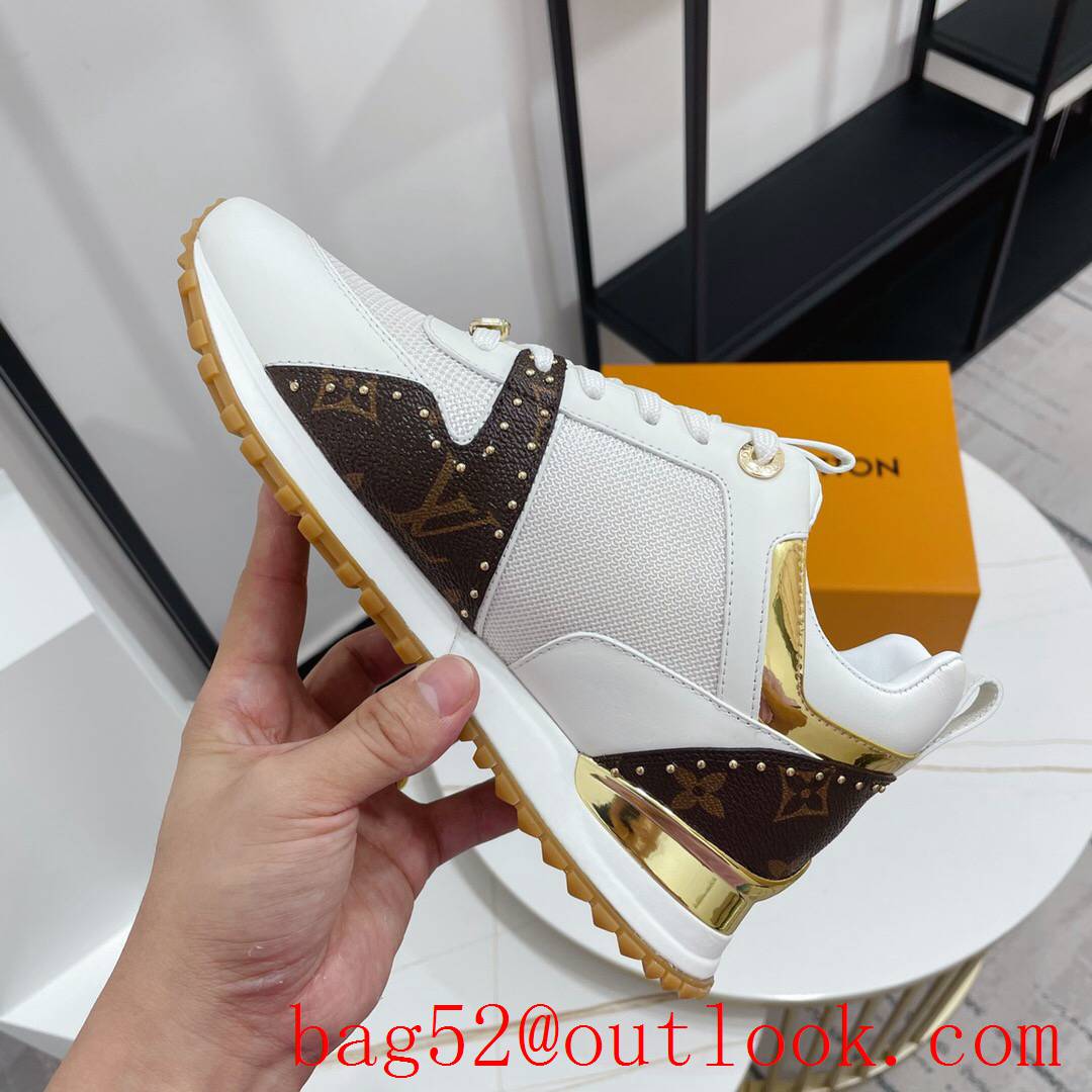 Louis Vuitton lv tan run away sneaker shoes for women