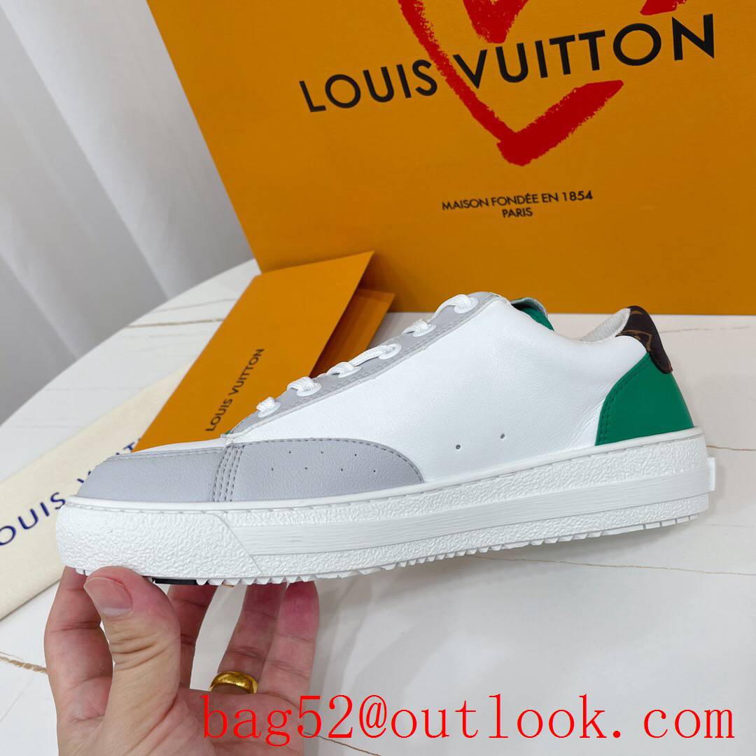 Louis Vuitton lv cream v green charlie sneaker shoes for men and women