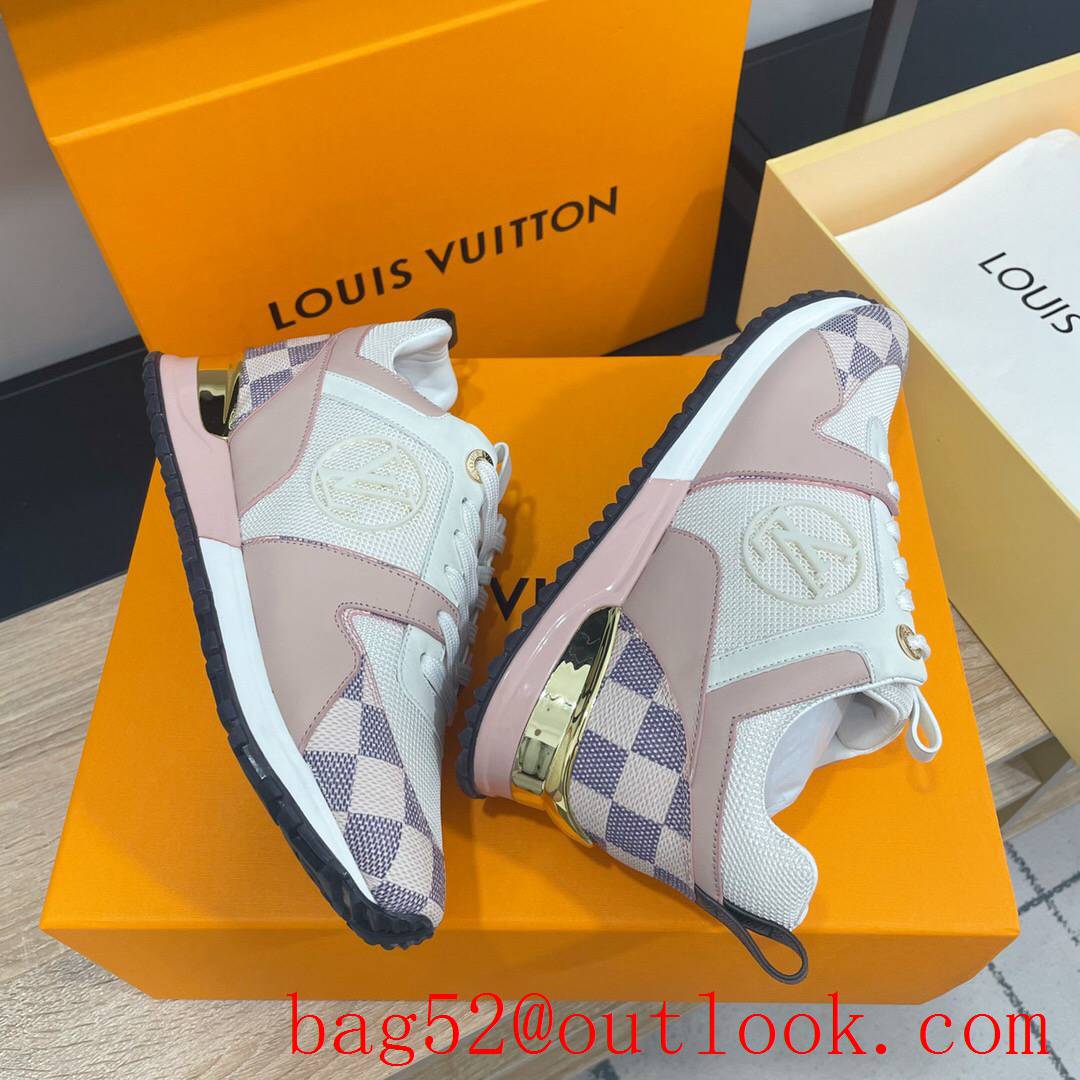 Louis Vuitton lv tri-pink run away sneaker shoes for women