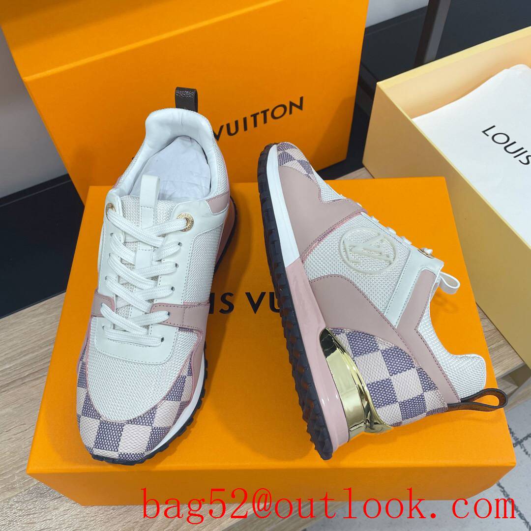 Louis Vuitton lv tri-pink run away sneaker shoes for women