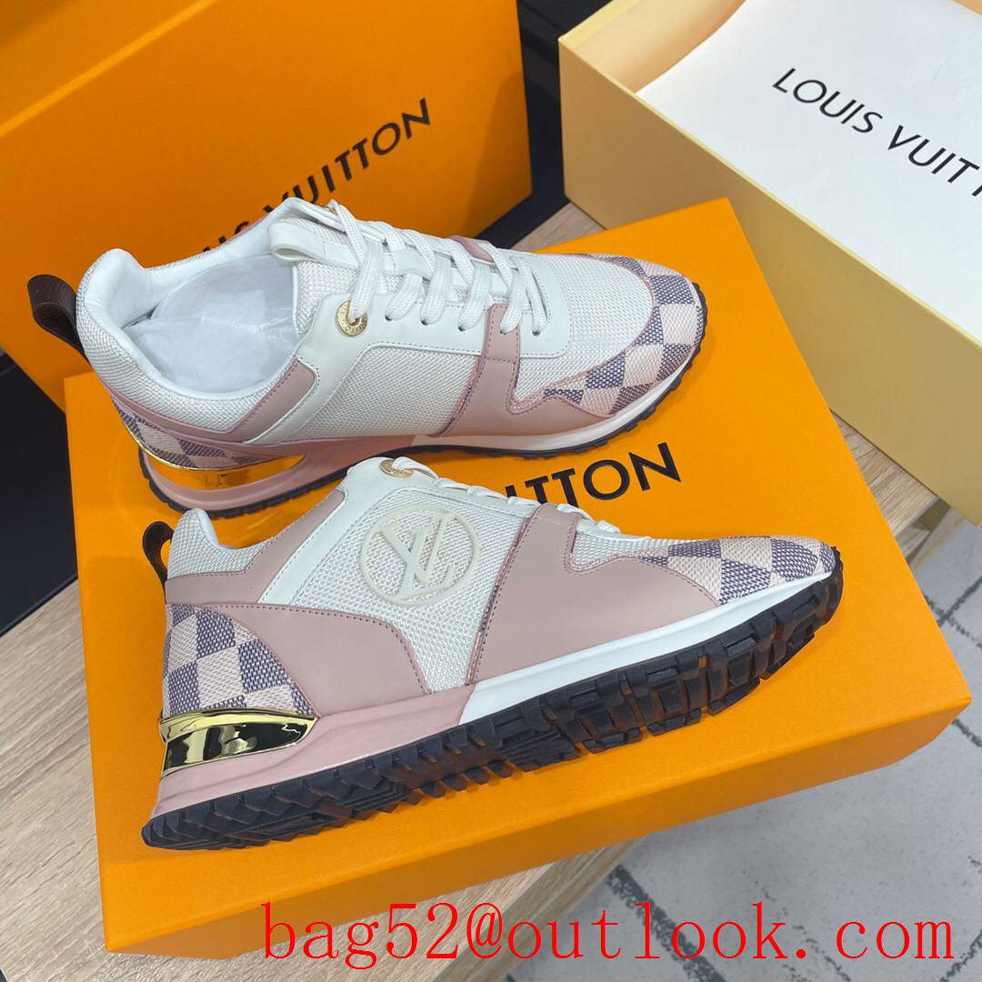 Louis Vuitton lv tri-pink run away sneaker shoes for women