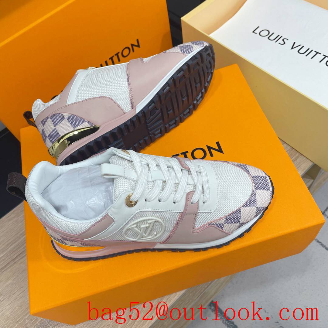 Louis Vuitton lv tri-pink run away sneaker shoes for women