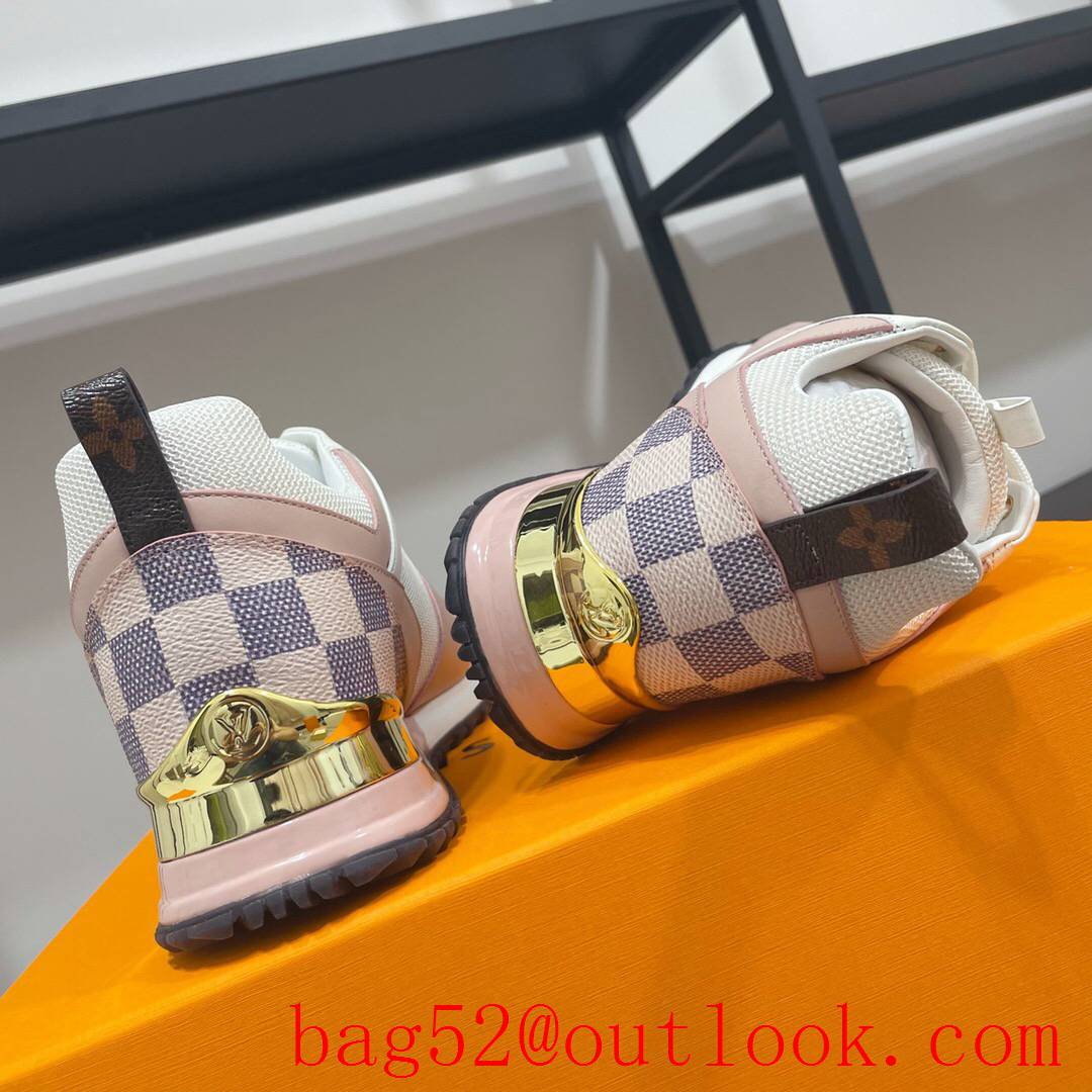 Louis Vuitton lv tri-pink run away sneaker shoes for women