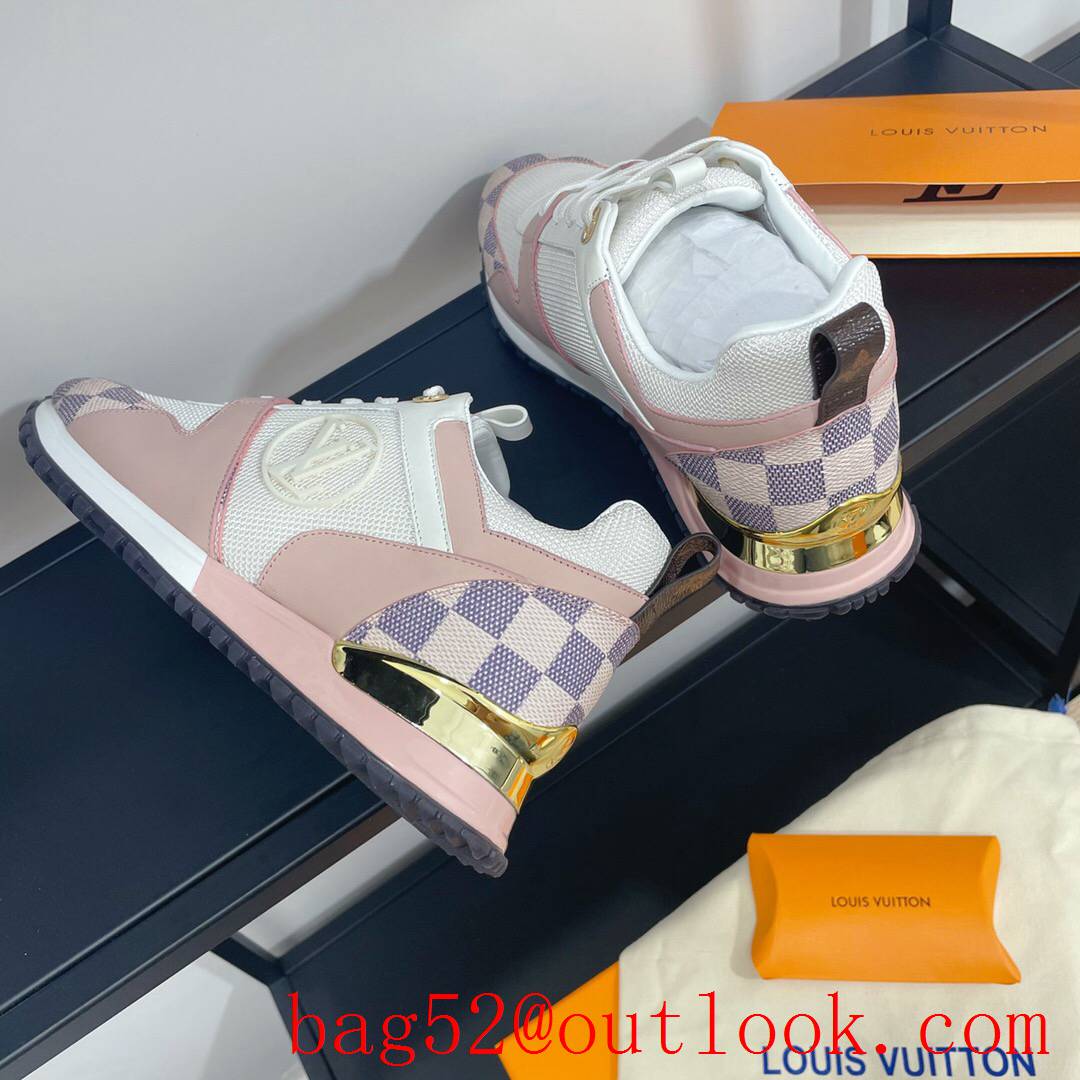 Louis Vuitton lv tri-pink run away sneaker shoes for women