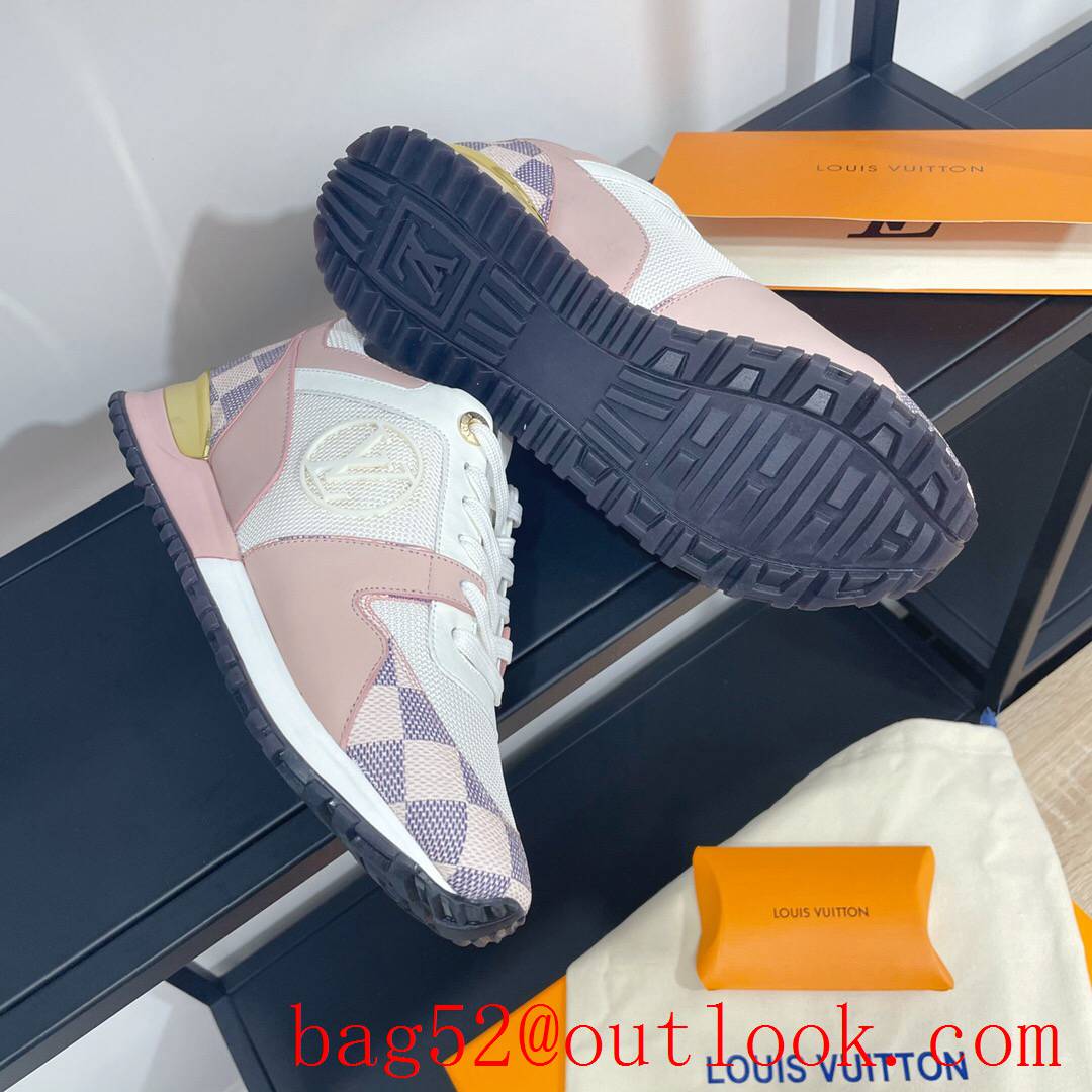 Louis Vuitton lv tri-pink run away sneaker shoes for women