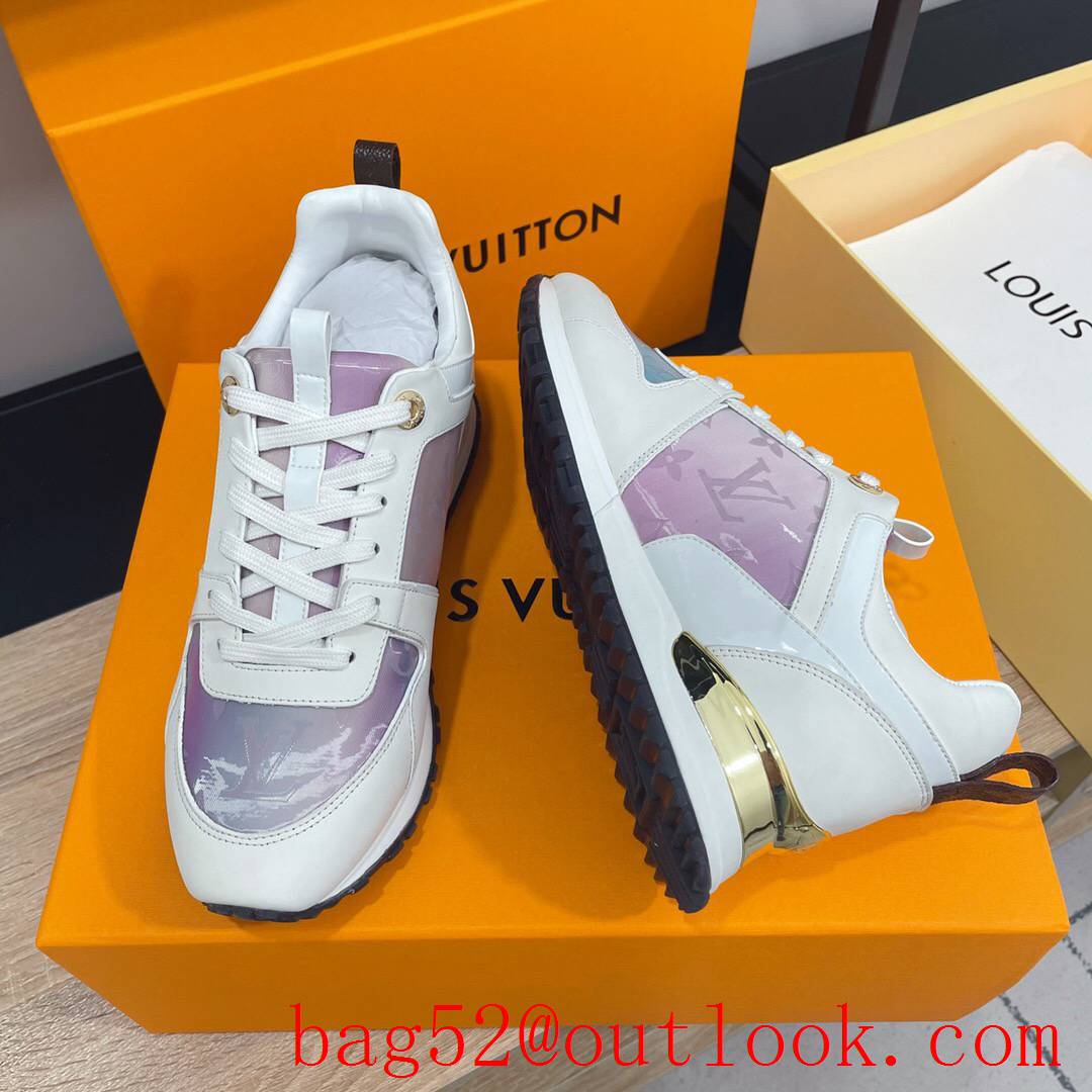 Louis Vuitton lv rain bow run away sneaker shoes for women