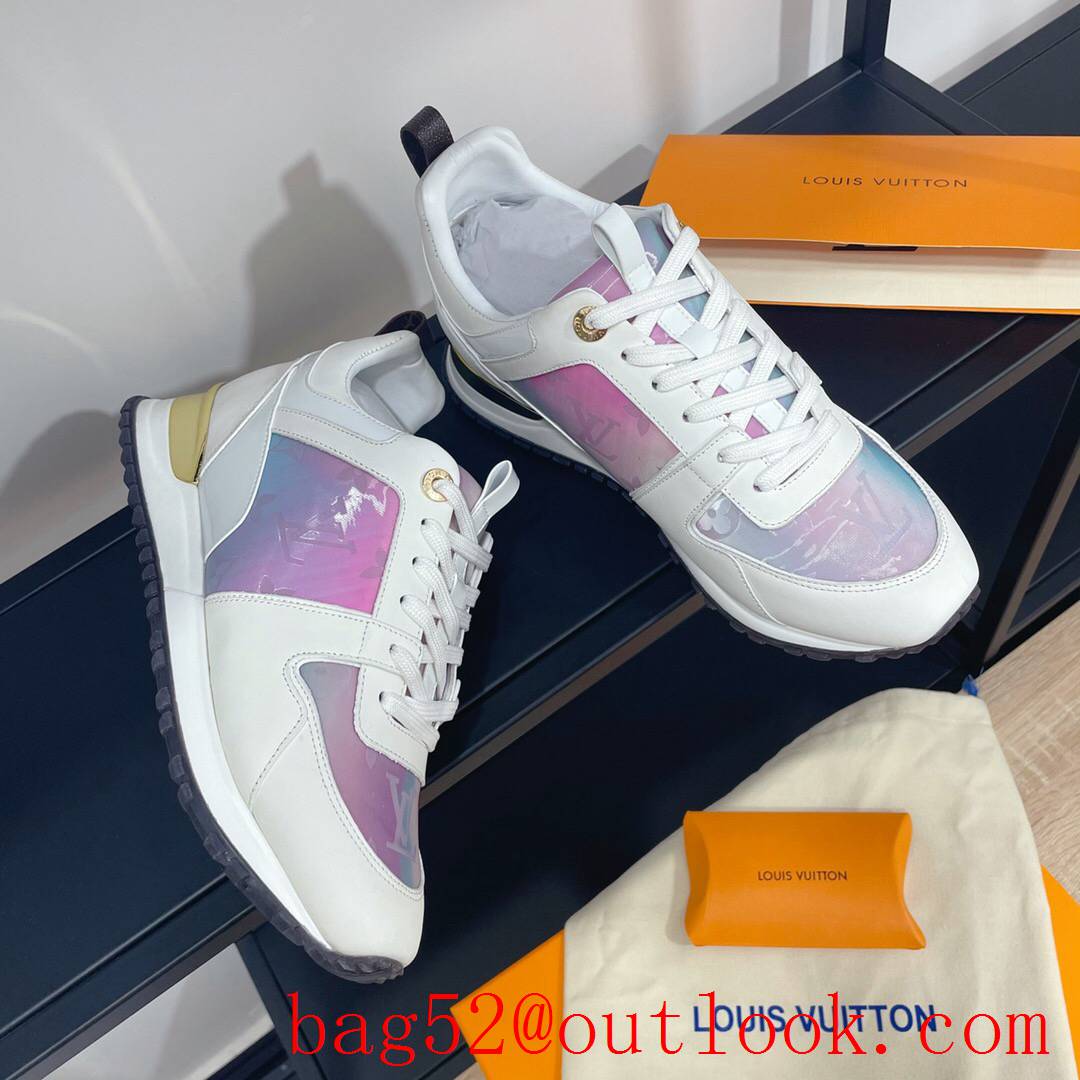 Louis Vuitton lv rain bow run away sneaker shoes for women