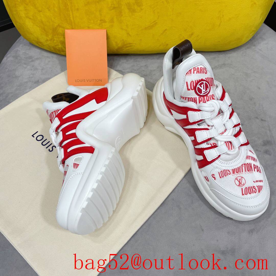 Louis Vuitton lv tri-red archlight sneaker shoes for women