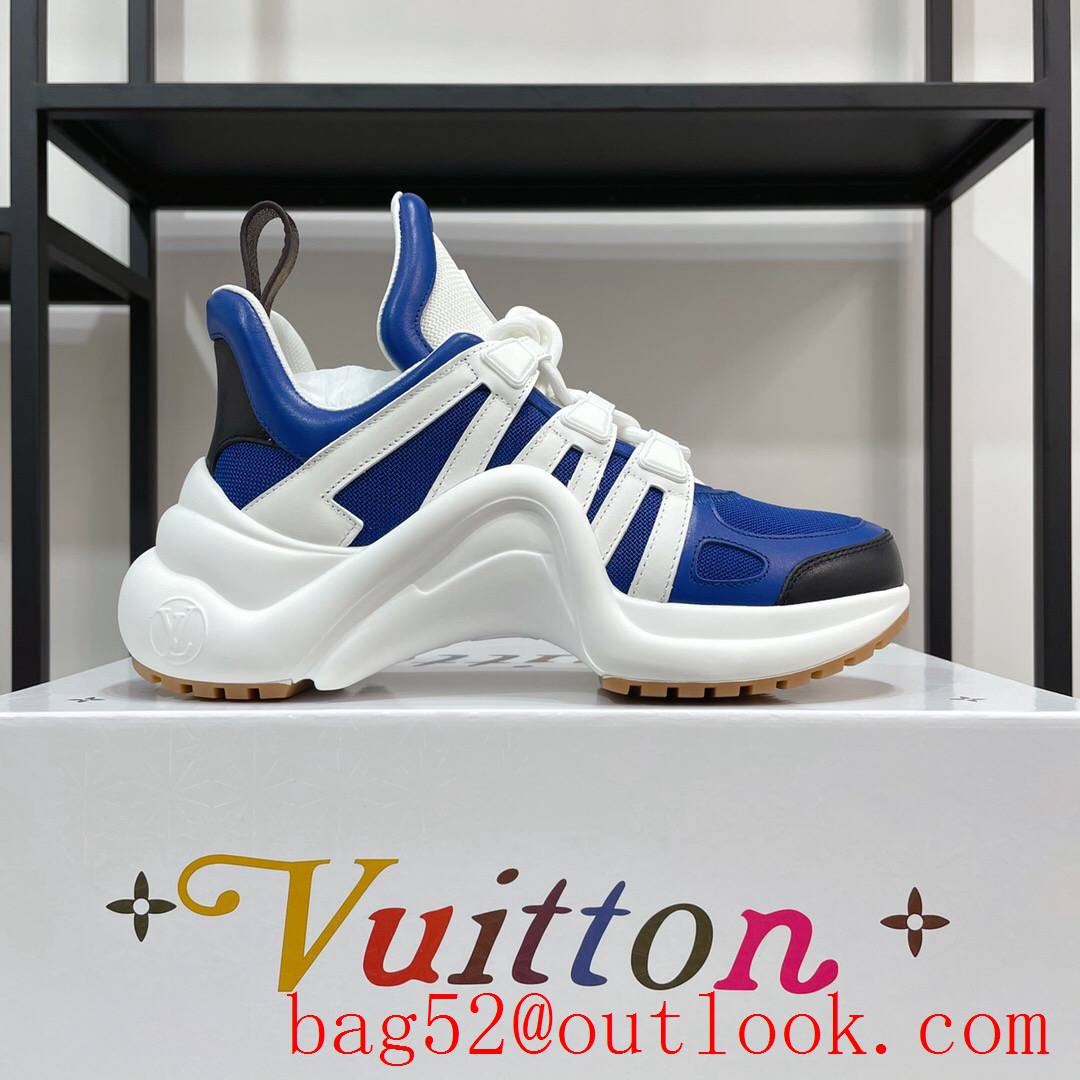 Louis Vuitton lv cream blue archlight sneaker shoes for women