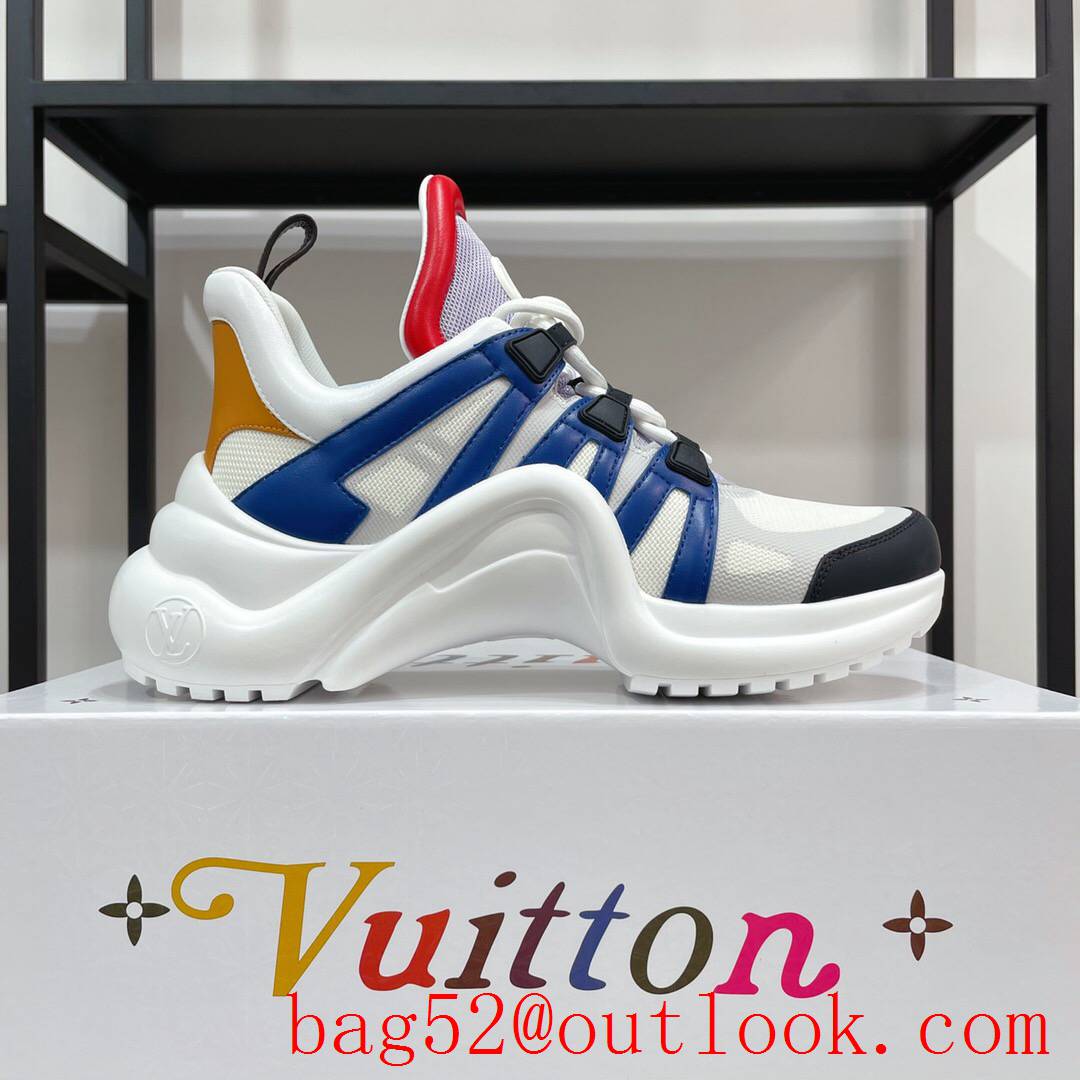 Louis Vuitton lv gray v blue archlight sneaker shoes for women