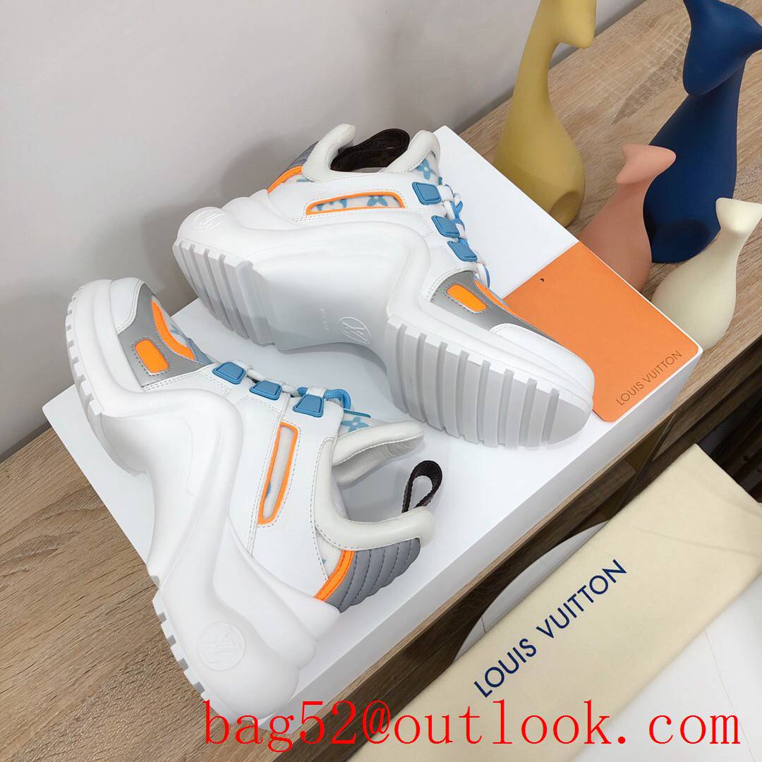 Louis Vuitton lv gray v blue archlight sneaker shoes for women