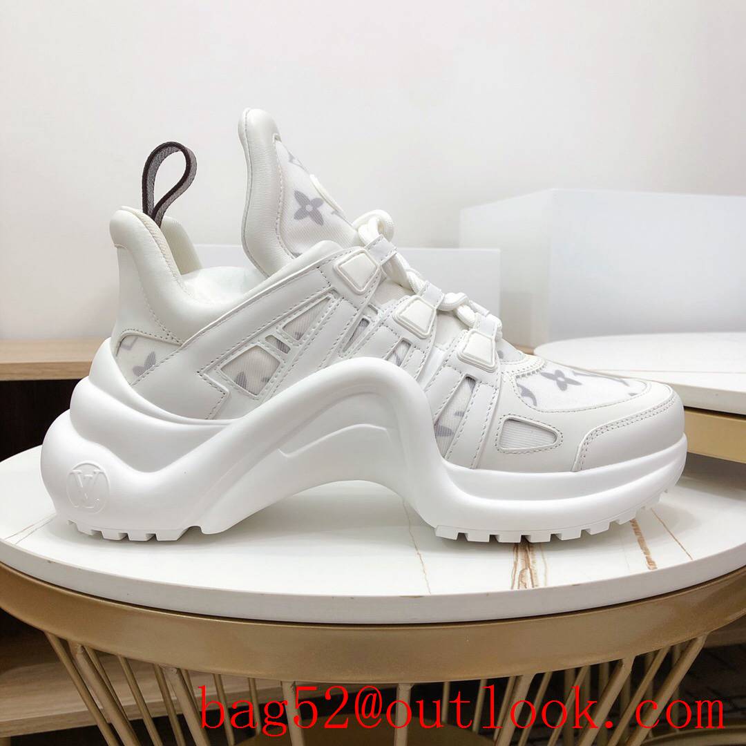 Louis Vuitton lv cream archlight sneaker shoes for women