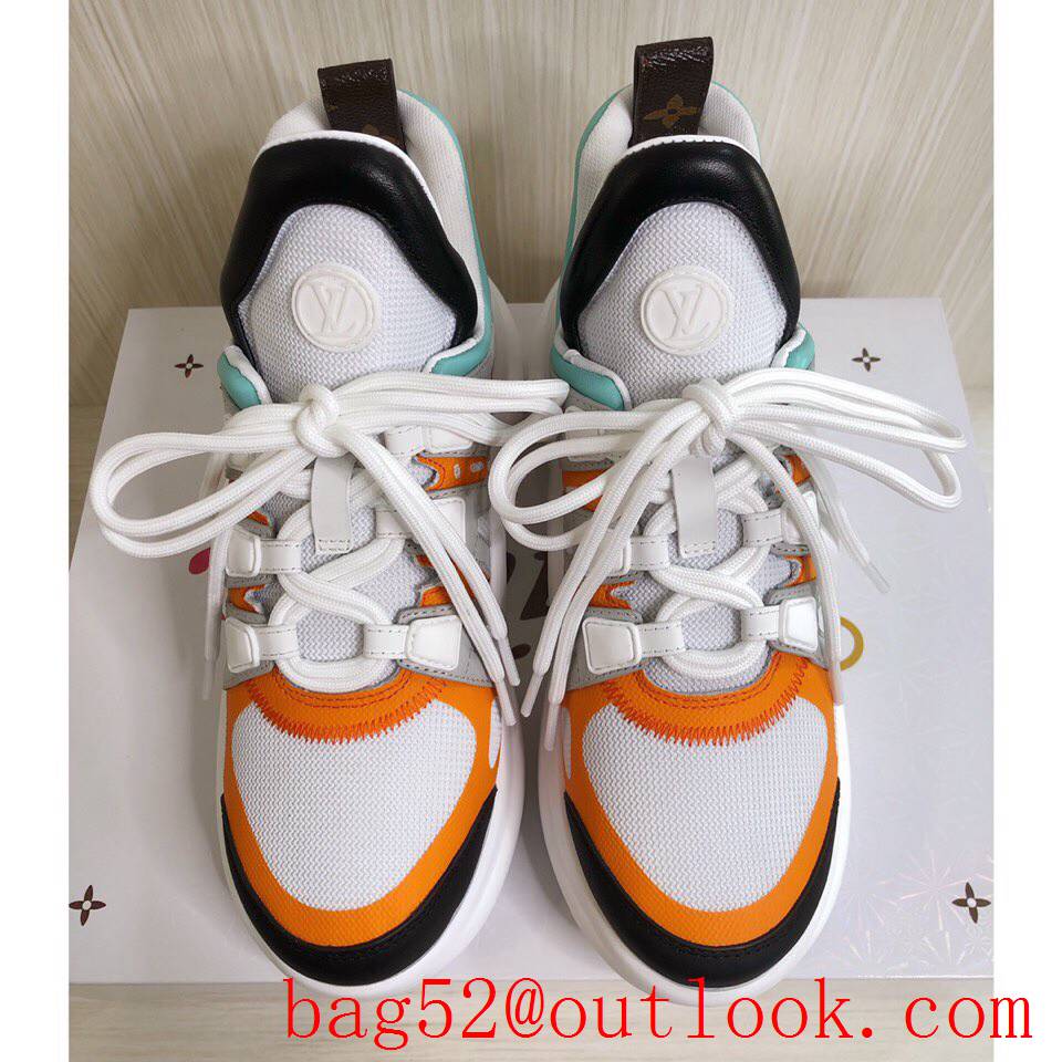 Louis Vuitton lv cream v gray archlight sneaker shoes for women