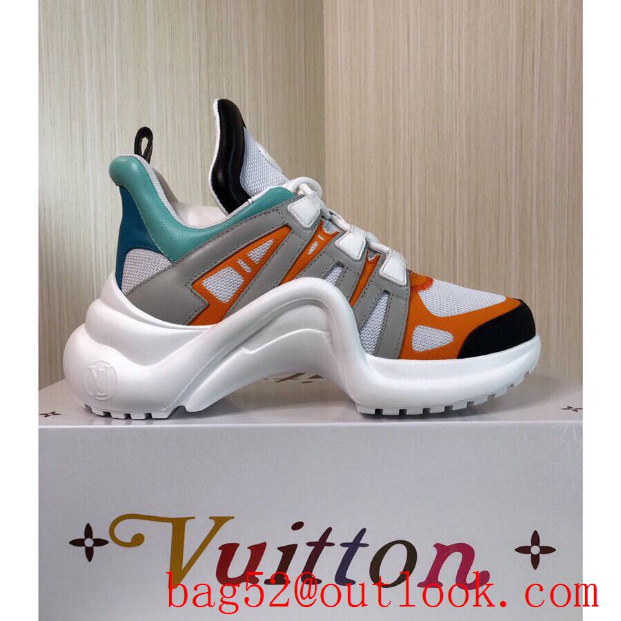 Louis Vuitton lv cream v gray archlight sneaker shoes for women