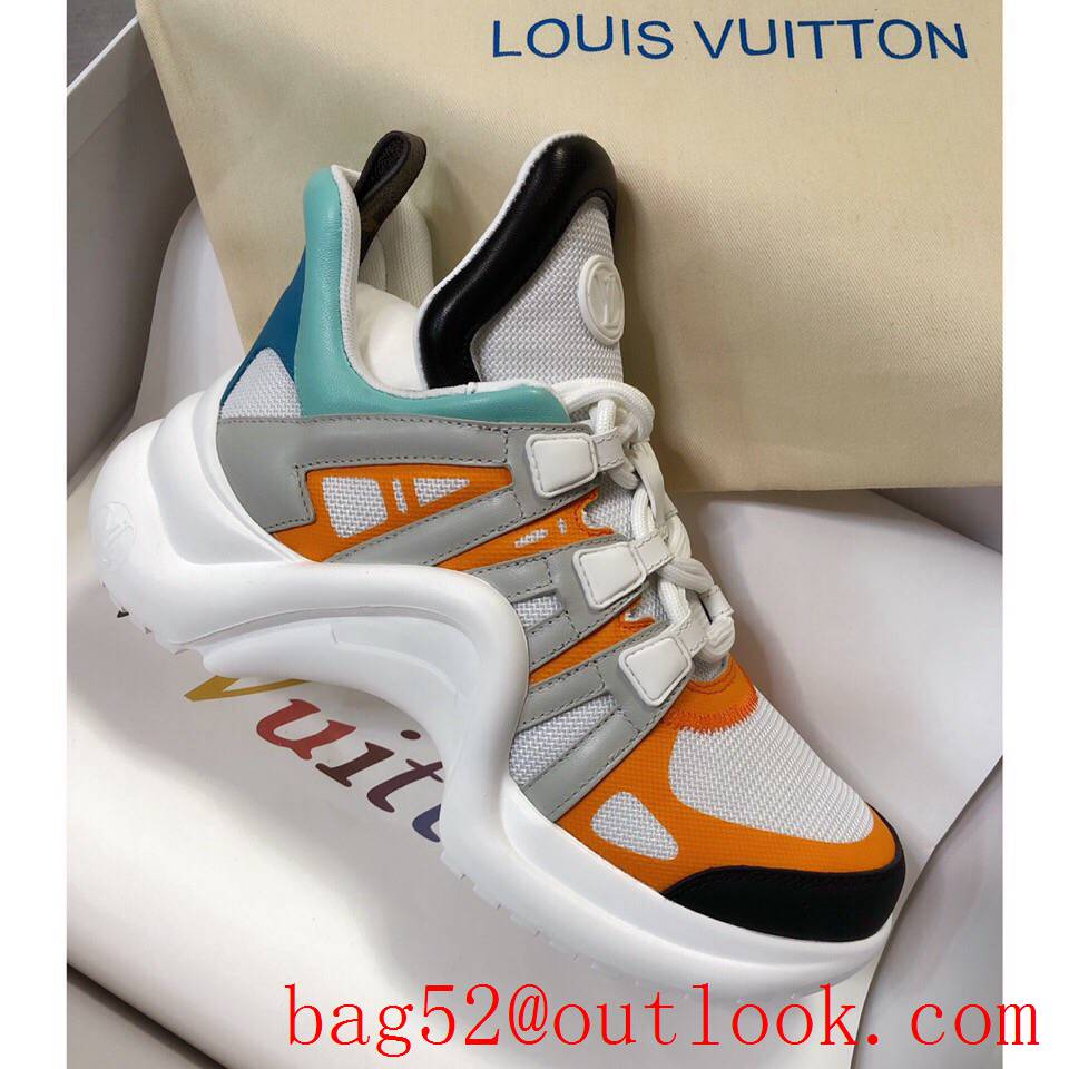 Louis Vuitton lv cream v gray archlight sneaker shoes for women