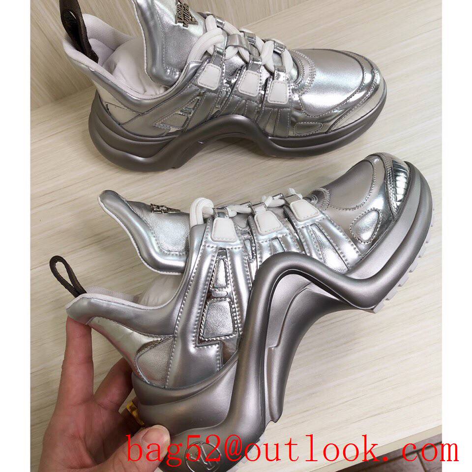 Louis Vuitton lv silver archlight sneaker shoes for women