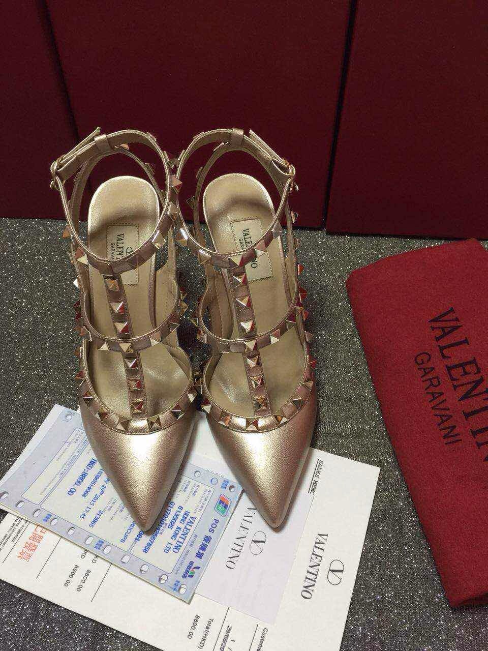 valentino sandals heels stud shoes